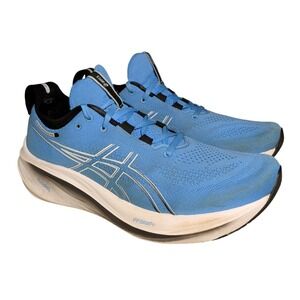 Asics Gel-Nimbus 26 Shoes Mens Size 9.5 Blue Running Sneakers Athletic Active